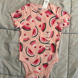 Old Navy watermelon onesie